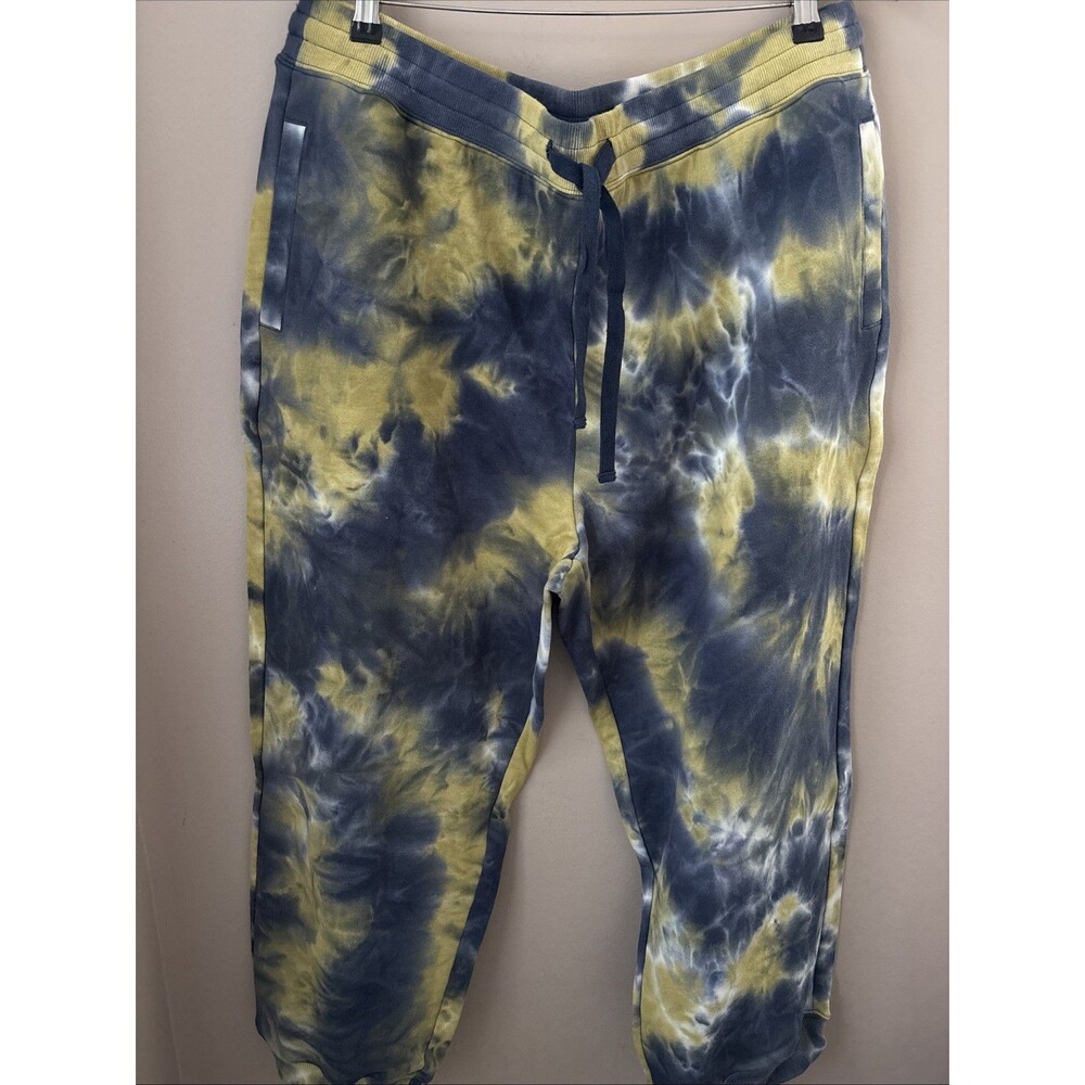 Rebecca Minkoff Women’s 1X Tie Dye Sweatpants Blue Green NWT